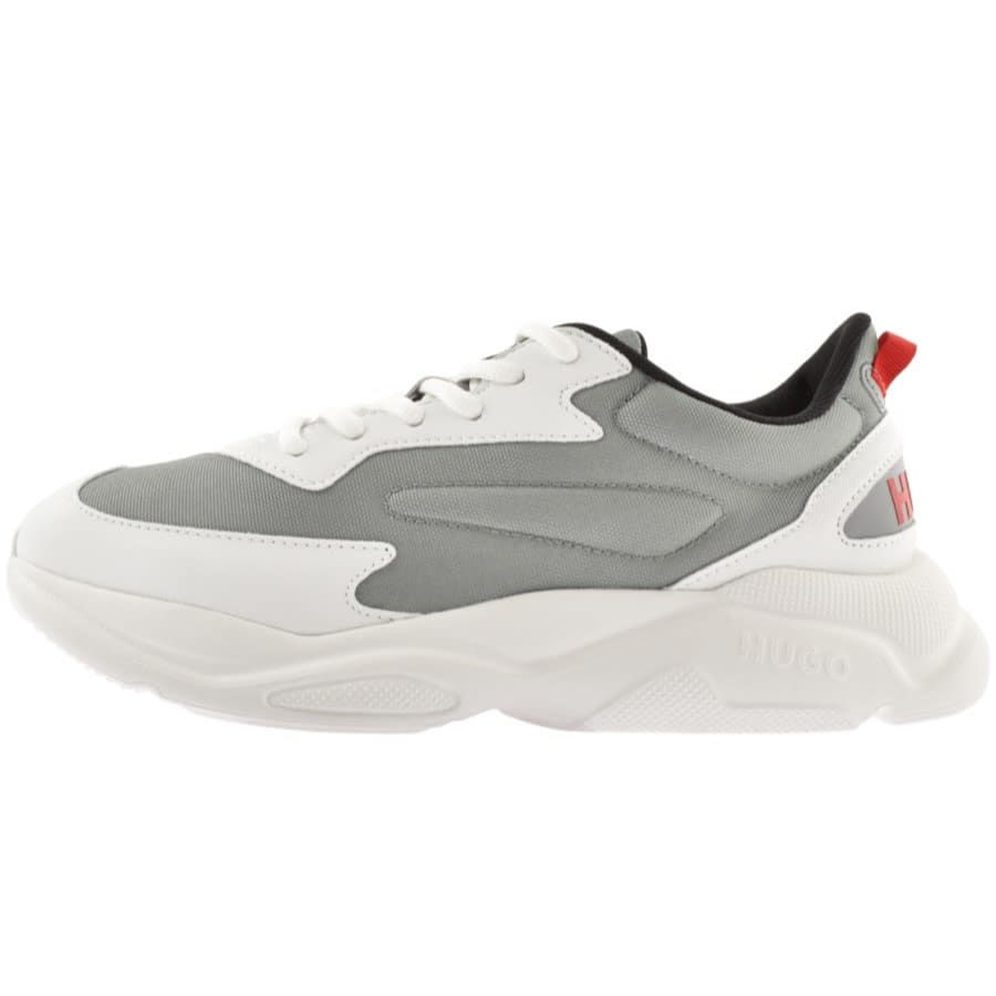 HUGO Leon Runner Trainers Grey Mainline Menswear Denmark